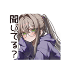 だるい★リモート学生女子（個別スタンプ：21）