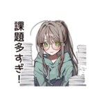 だるい★リモート学生女子（個別スタンプ：24）