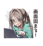 だるい★リモート学生女子（個別スタンプ：27）