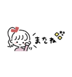ゆるふわ女子◎省スペース #1（個別スタンプ：40）