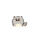 はちのじまゆげのたぬき（個別スタンプ：8）