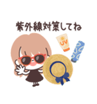 モノトーンLongちゃん・グルメ（個別スタンプ：28）