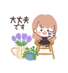 モノトーンLongちゃん・グルメ（個別スタンプ：31）