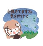 モノトーンLongちゃん・グルメ（個別スタンプ：40）