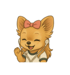 チワワちゃんの日常《女子》（個別スタンプ：30）