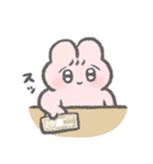 愛を過剰に伝えたいぴえんなうさぎ（個別スタンプ：26）