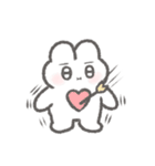 愛を過剰に伝えたいぴえんなうさぎ（個別スタンプ：37）