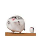 ボヨボヨ動くフグボール（個別スタンプ：16）