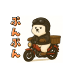 モフライダーと過ごす、ほんわか日常（個別スタンプ：2）