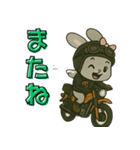 ラヴィのバイク日和♪癒しと元気をお届け（個別スタンプ：4）