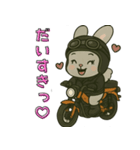 ラヴィのバイク日和♪癒しと元気をお届け（個別スタンプ：13）