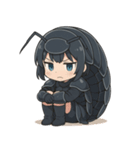 ツンデレ防御系女子★マルミちゃんスタンプ（個別スタンプ：1）