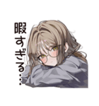 退屈な無趣味系女子（個別スタンプ：5）