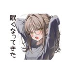 退屈な無趣味系女子（個別スタンプ：16）