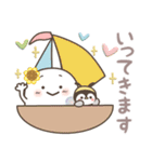 ちびましゅまろ♡ゆるぺんの夏（個別スタンプ：9）