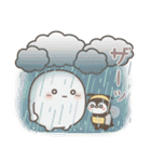 ちびましゅまろ♡ゆるぺんの夏（個別スタンプ：30）