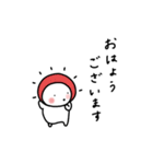 ぽちゃ。ぽちゃ。しろ。働く。（個別スタンプ：1）