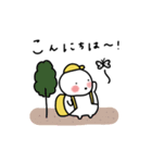 ぽちゃ。ぽちゃ。しろ。働く。（個別スタンプ：3）