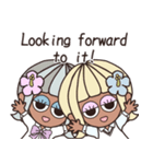 【予定/英語】ハピチャラガール☆3（個別スタンプ：8）