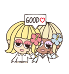 【予定/英語】ハピチャラガール☆3（個別スタンプ：17）