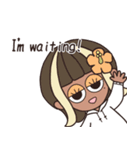 【予定/英語】ハピチャラガール☆3（個別スタンプ：30）