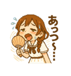 暑さ限界JKひよりの夏スタンプ（個別スタンプ：2）