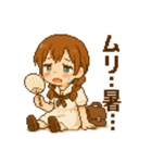 暑さ限界JKひよりの夏スタンプ（個別スタンプ：3）