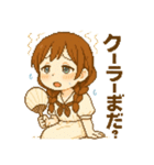 暑さ限界JKひよりの夏スタンプ（個別スタンプ：4）