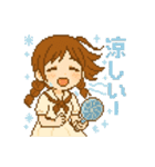 暑さ限界JKひよりの夏スタンプ（個別スタンプ：15）