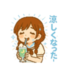 暑さ限界JKひよりの夏スタンプ（個別スタンプ：16）