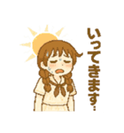 暑さ限界JKひよりの夏スタンプ（個別スタンプ：18）