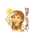 暑さ限界JKひよりの夏スタンプ（個別スタンプ：19）