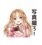 女子会好き女子の集結（個別スタンプ：18）