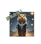 愛らしいクオッカ4（繁体字）（個別スタンプ：24）
