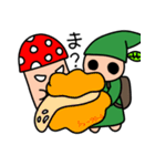 森の仲間たちときのこ（個別スタンプ：3）