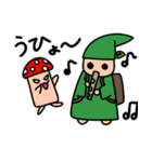 森の仲間たちときのこ（個別スタンプ：5）