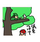 森の仲間たちときのこ（個別スタンプ：35）