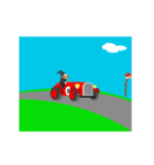 Racers Animals（個別スタンプ：3）