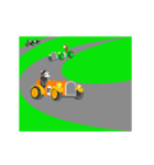 Racers Animals（個別スタンプ：6）