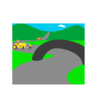 Racers Animals（個別スタンプ：7）