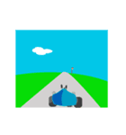 Racers Animals（個別スタンプ：8）
