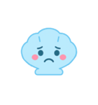 みずいろの貝（個別スタンプ：5）