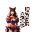 仮装女子_猫耳アイドル（応援）編（個別スタンプ：4）