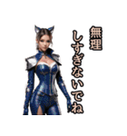 仮装女子_猫耳アイドル（応援）編（個別スタンプ：13）