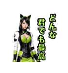 仮装女子_猫耳アイドル（応援）編（個別スタンプ：16）