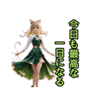 仮装女子_猫耳アイドル（応援）編（個別スタンプ：21）
