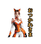 仮装女子_猫耳アイドル（応援）編（個別スタンプ：27）
