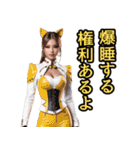 仮装女子_猫耳アイドル（応援）編（個別スタンプ：34）