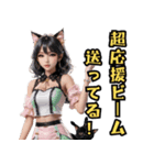 仮装女子_猫耳アイドル（応援）編（個別スタンプ：38）
