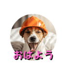 小型犬ジャックラッセルテリア日常編（個別スタンプ：1）